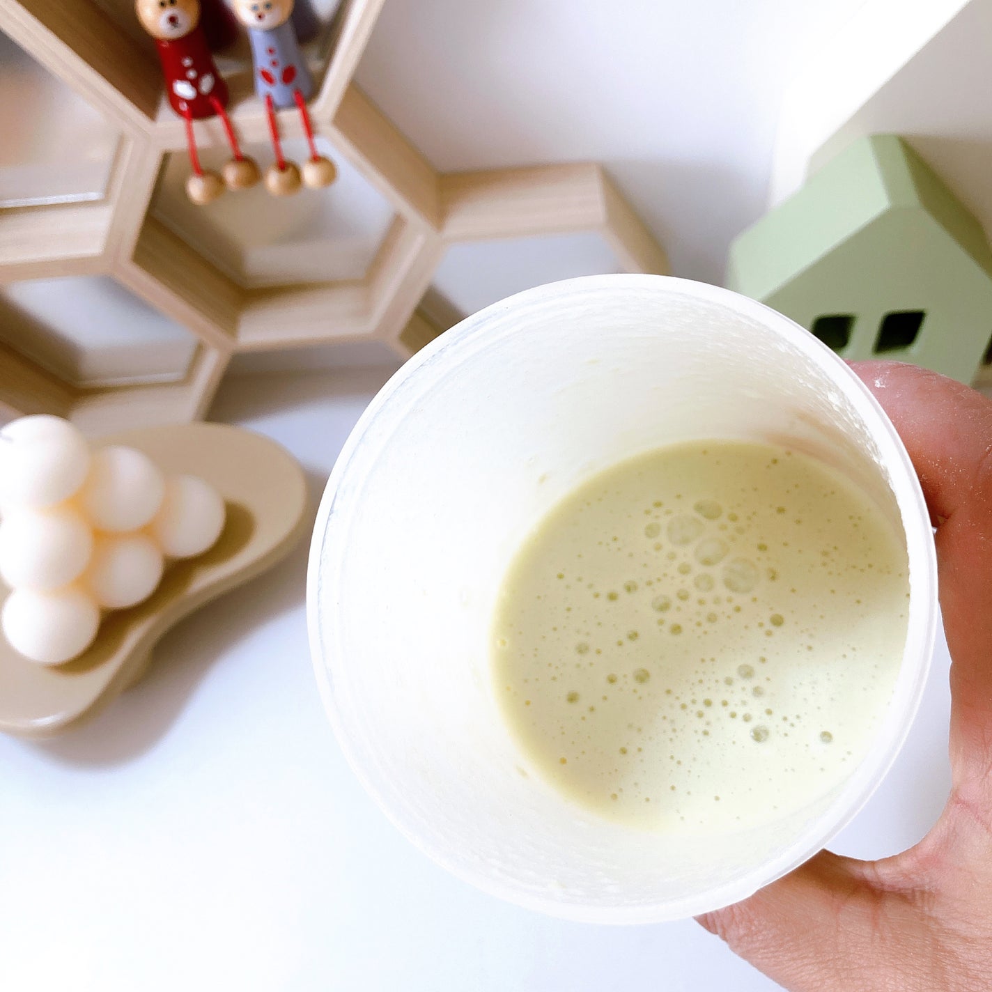 プロテインシェイク ピスタチオラテ/BAMBI WATER/その他プロテインを使ったクチコミ(3枚目)