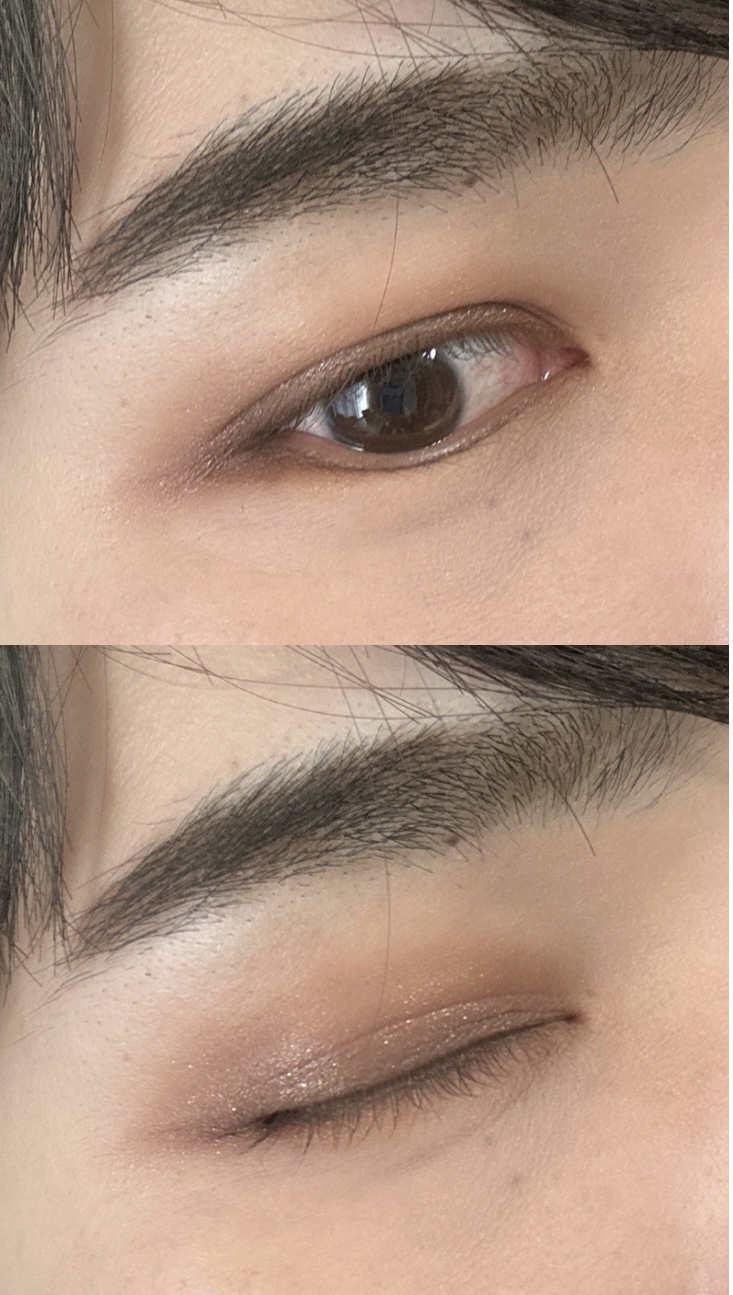 Elégance ルージュ クラジュールのクチコミ「今日は急いでていつも通りのブラウンメイクになってしまった🍂🍂
ブラウンは深みが出て盛れるなあ☺.....」（2枚目）