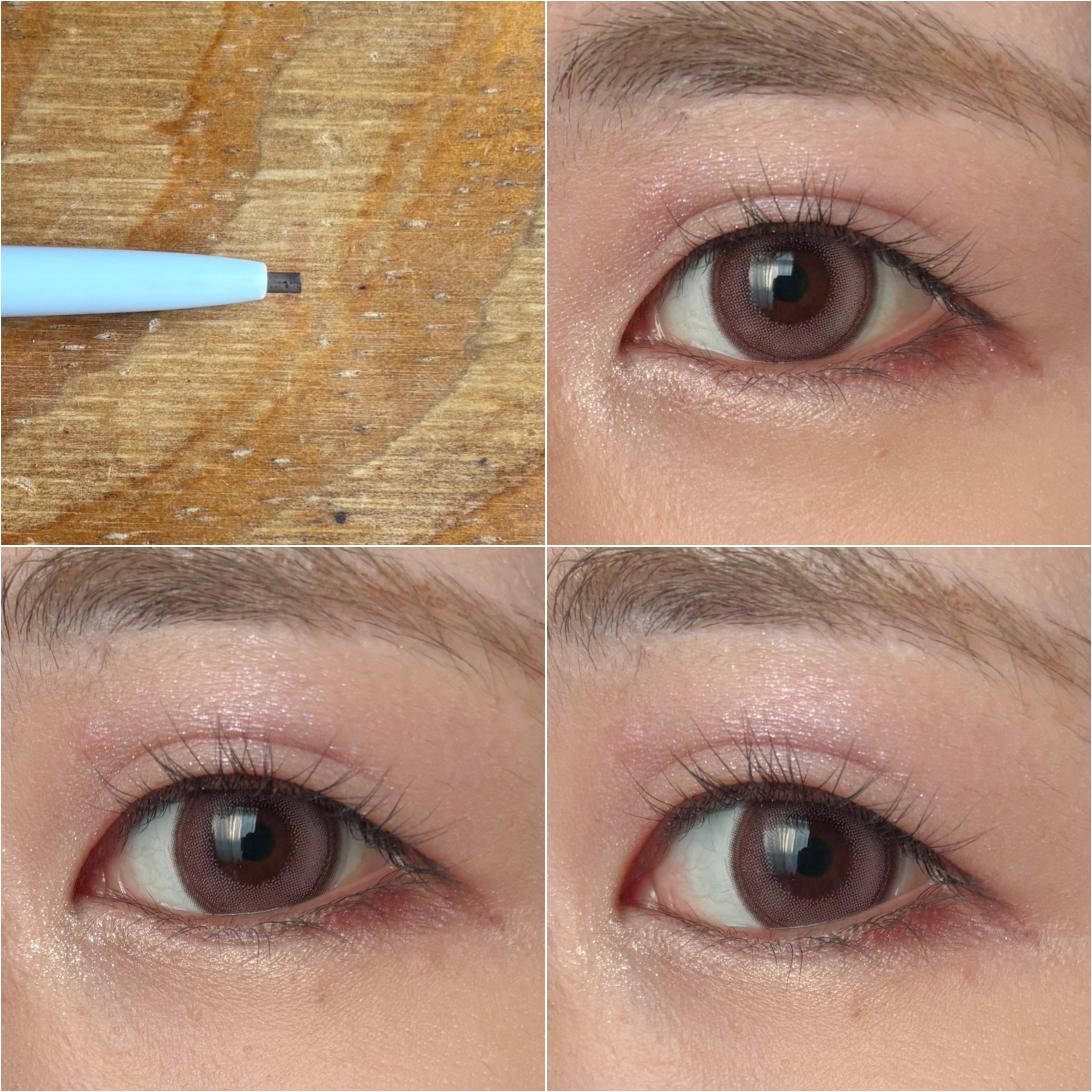 ハンオールシェードライナー 02 ミューティドブラウン/rom&nd/ペンシルアイライナーを使ったクチコミ（2枚目）