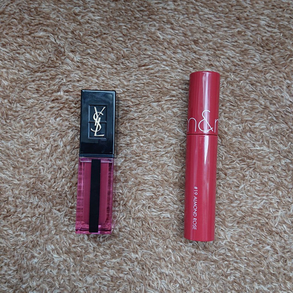 ルージュ ピュールクチュール ヴェルニ ウォーターステイン/YVES SAINT LAURENT BEAUTE/口紅を使ったクチコミ（3枚目）