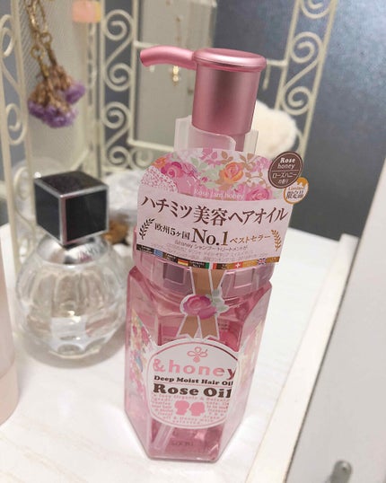ローズジャム ディープモイスト ヘアオイル3.0/&honey/ヘアオイルを使ったクチコミ(2枚目)