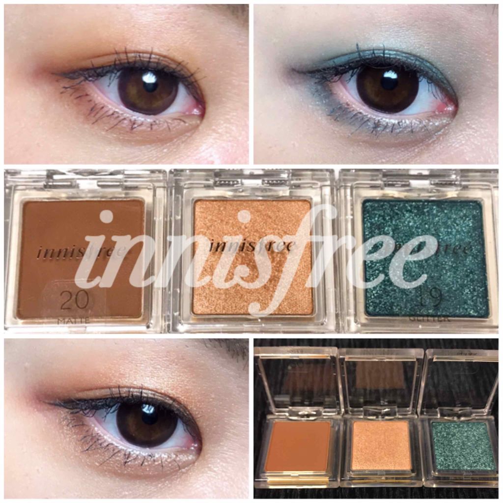 マイアイシャドウ グリッター/innisfree/単色アイシャドウを使ったクチコミ（1枚目）