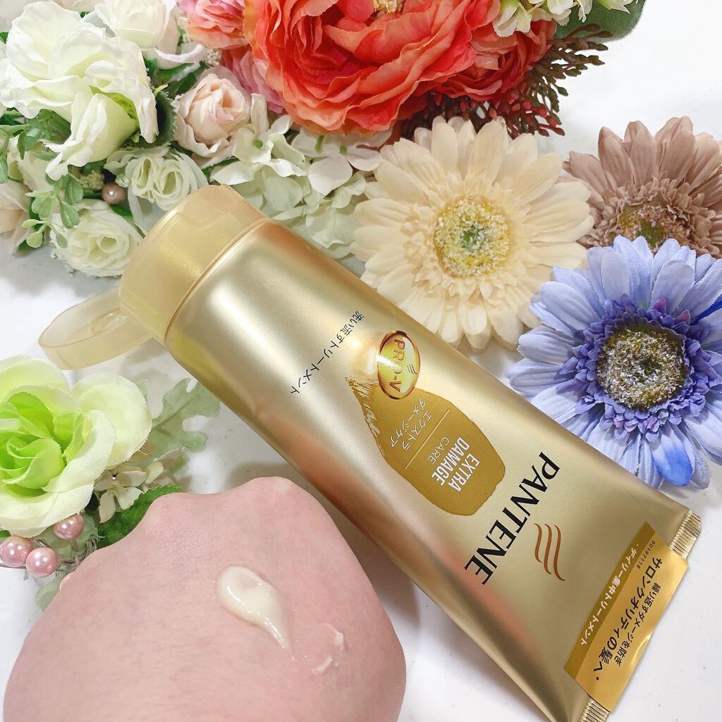 エクストラダメージケア デイリー補修トリートメント/パンテーン/洗い流すヘアトリートメントを使ったクチコミ(2枚目)