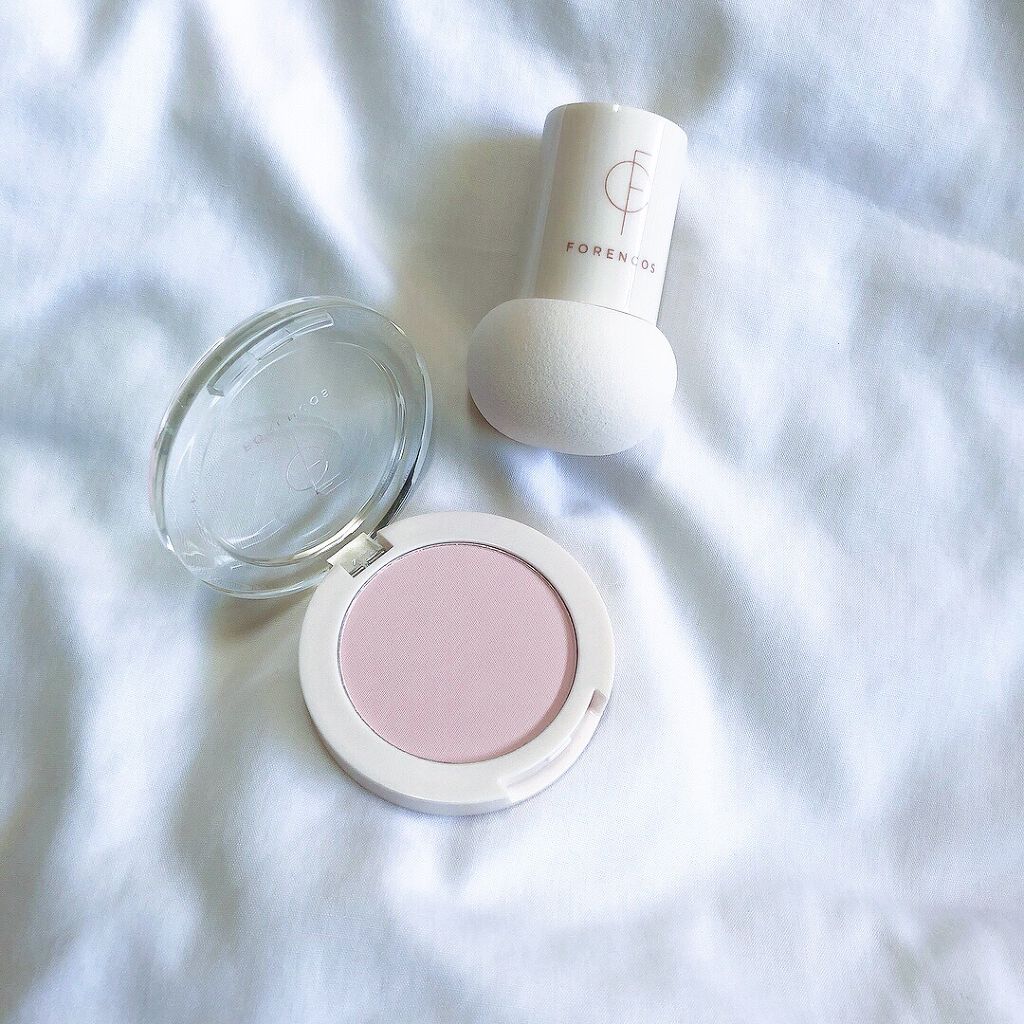 ベアブラッシャー パフ付き/フォレンコス/パウダーチークを使ったクチコミ(3枚目)