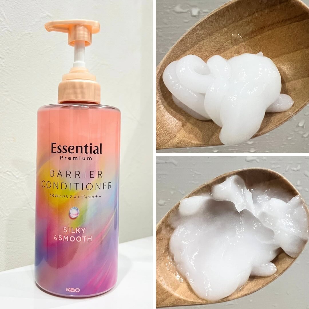 エッセンシャルプレミアム バリアシャンプー・コンディショナー シルキー＆スムース/エッセンシャル/市販シャンプーを使ったクチコミ（3枚目）