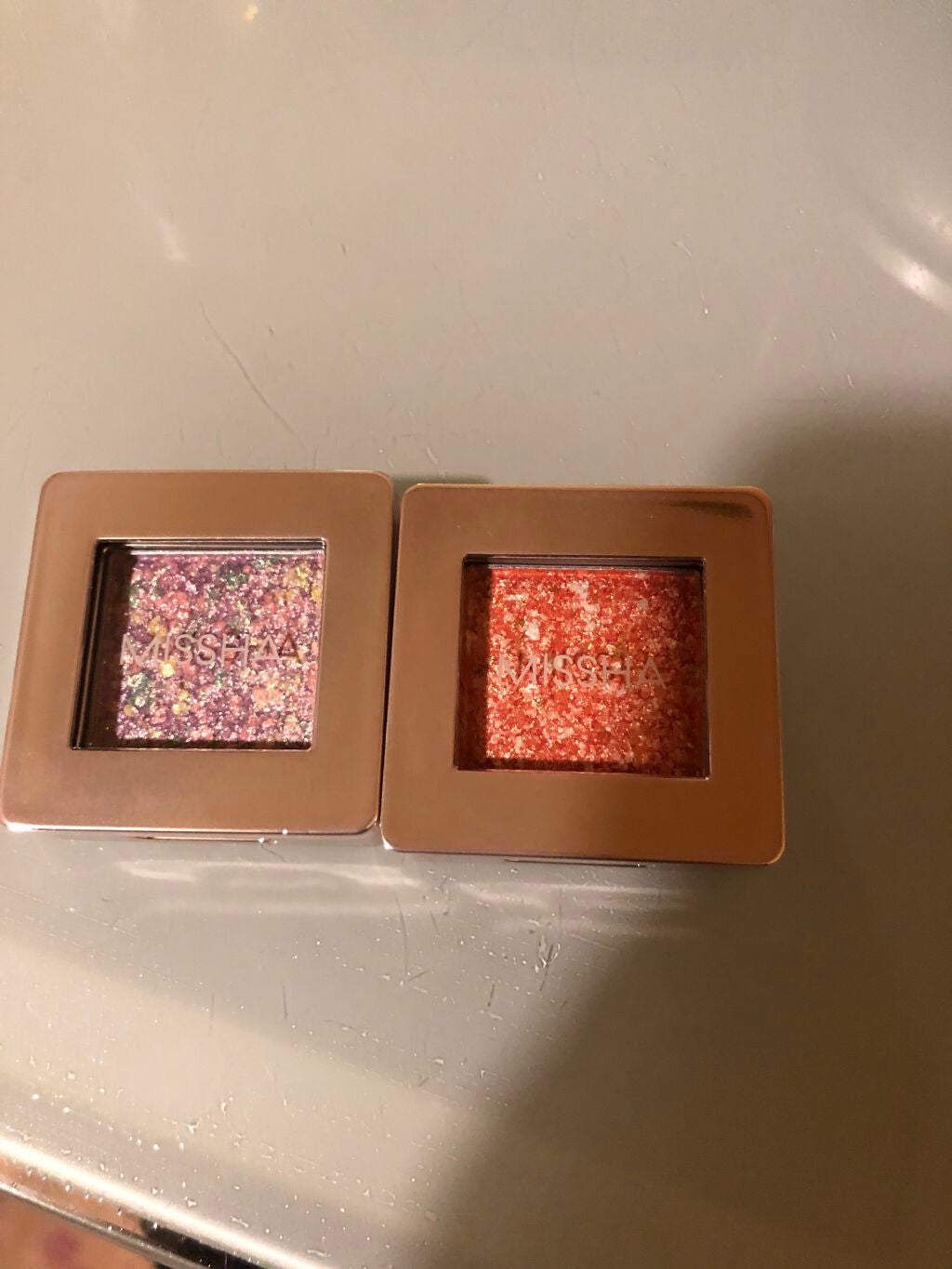 えいこ❤️ on LIPS 「ミシャのラメラメアイシャドウ!2色を、ゲットしてきました。この..」(1枚目)