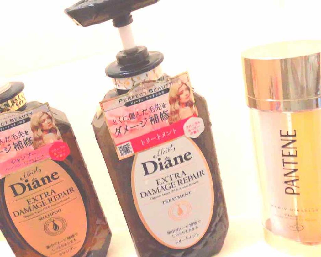 パーフェクトビューティ モイストダイアン エクストラダメージリペア シャンプー/トリートメント/ダイアン/市販シャンプーを使ったクチコミ（1枚目）