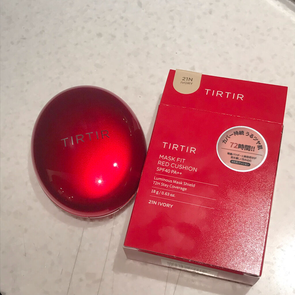 マスク フィット レッド クッション/TIRTIR(ティルティル)/クッションファンデーションを使ったクチコミ（1枚目）