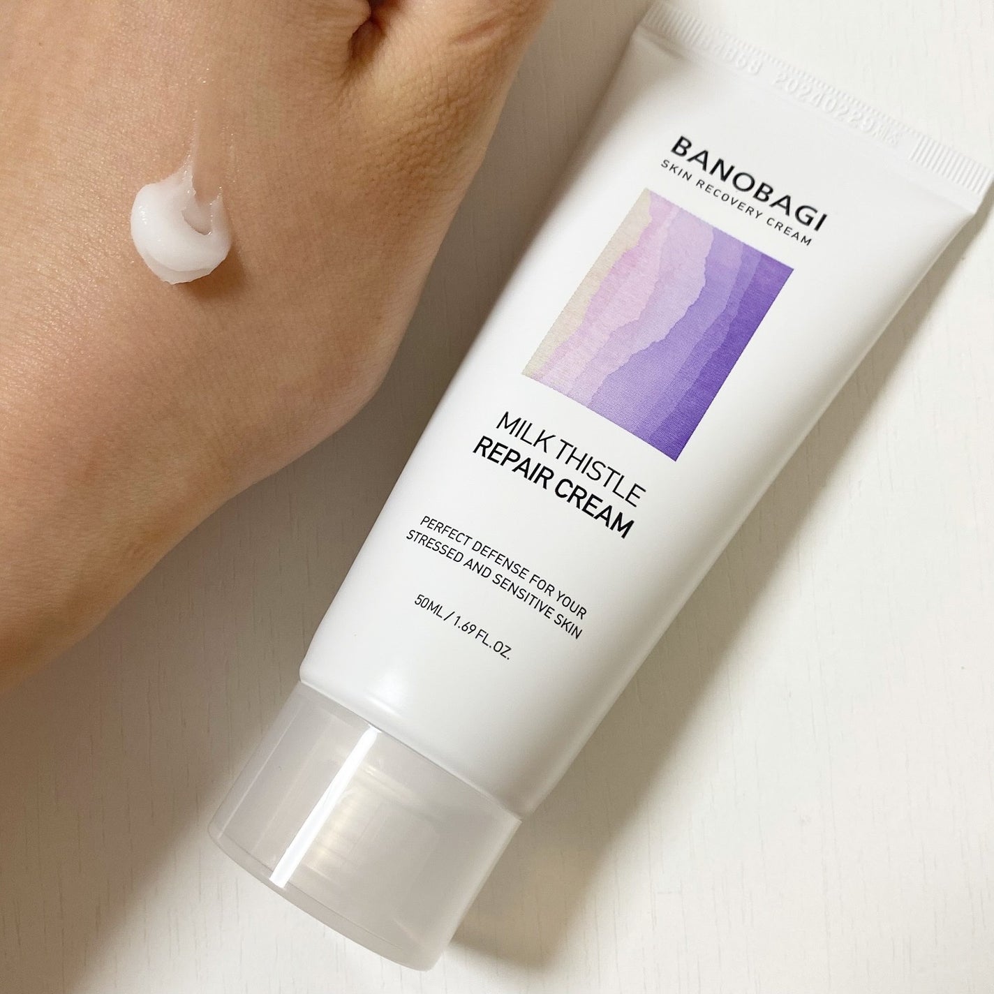 ミルクシスル リペアクリーム/BANOBAGI/フェイスクリームを使ったクチコミ(2枚目)