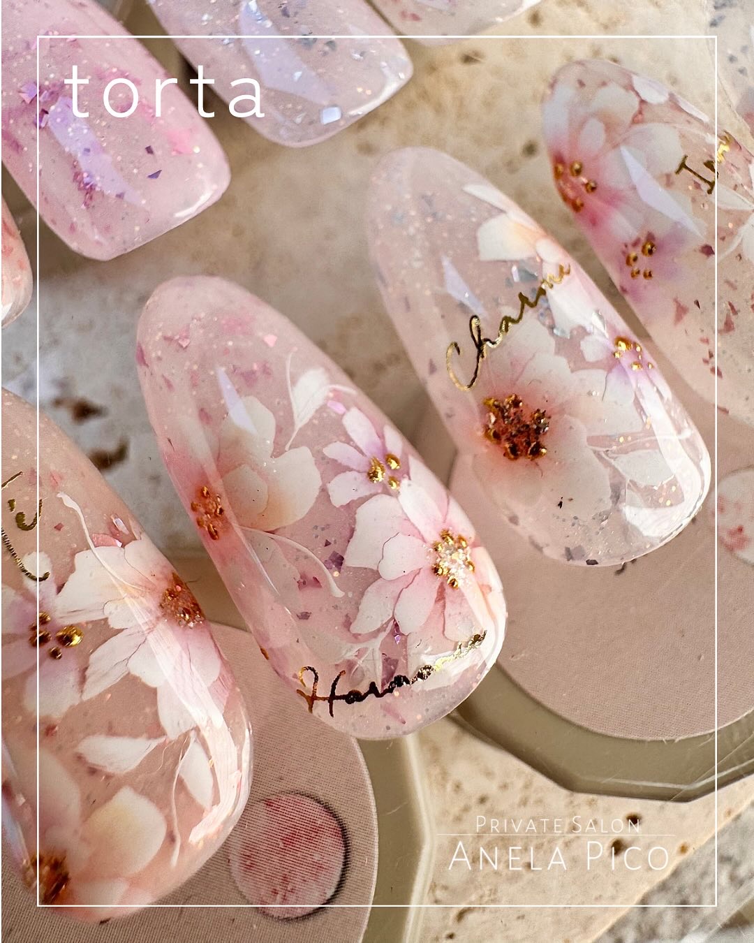 #ジェルネイル,#さくらネイル,#桜ネイル,#春ネイルのネイルデザイン