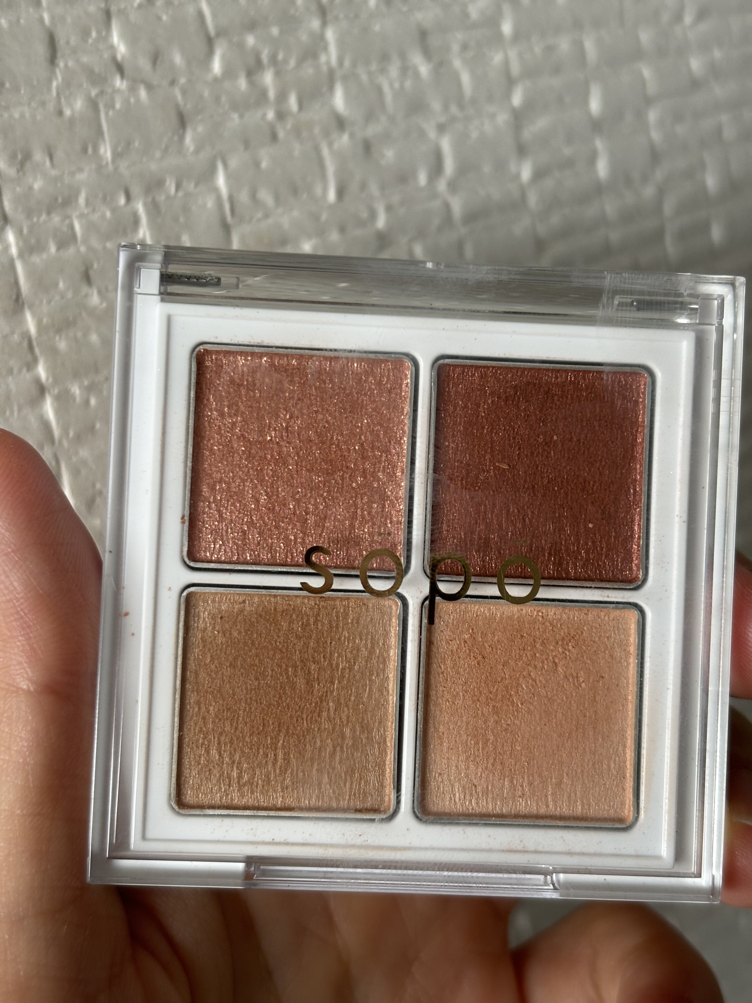 アイパレット 04 ダズルベージュ/sopo/アイシャドウパレットを使ったクチコミ（1枚目）