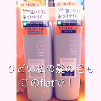 くせ・うねりメンテナンスシャンプー&トリートメント(モイスト&モイスト)/エッセンシャル flat/シャンプー・コンディショナーを使ったクチコミ(1枚目)