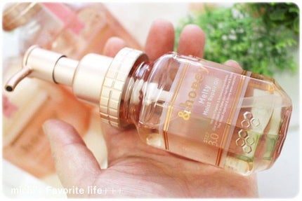 &honey メルティ モイストリペア ヘアオイル 3.0/&honey/ヘアオイルを使ったクチコミ(2枚目)