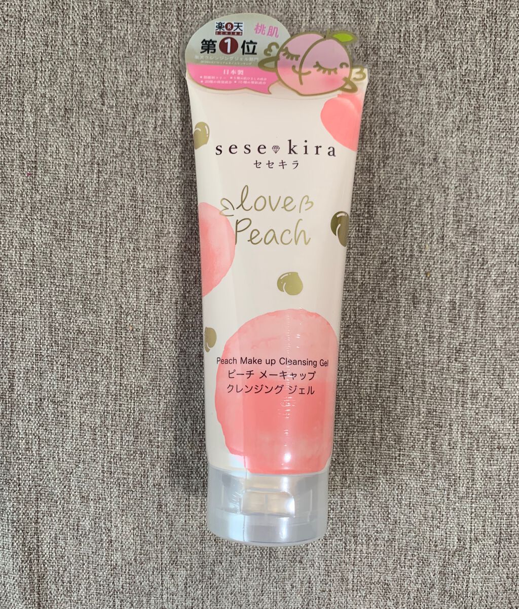 ピーチメーキャップクレンジングジェル/sesekira/クレンジングジェルを使ったクチコミ(1枚目)