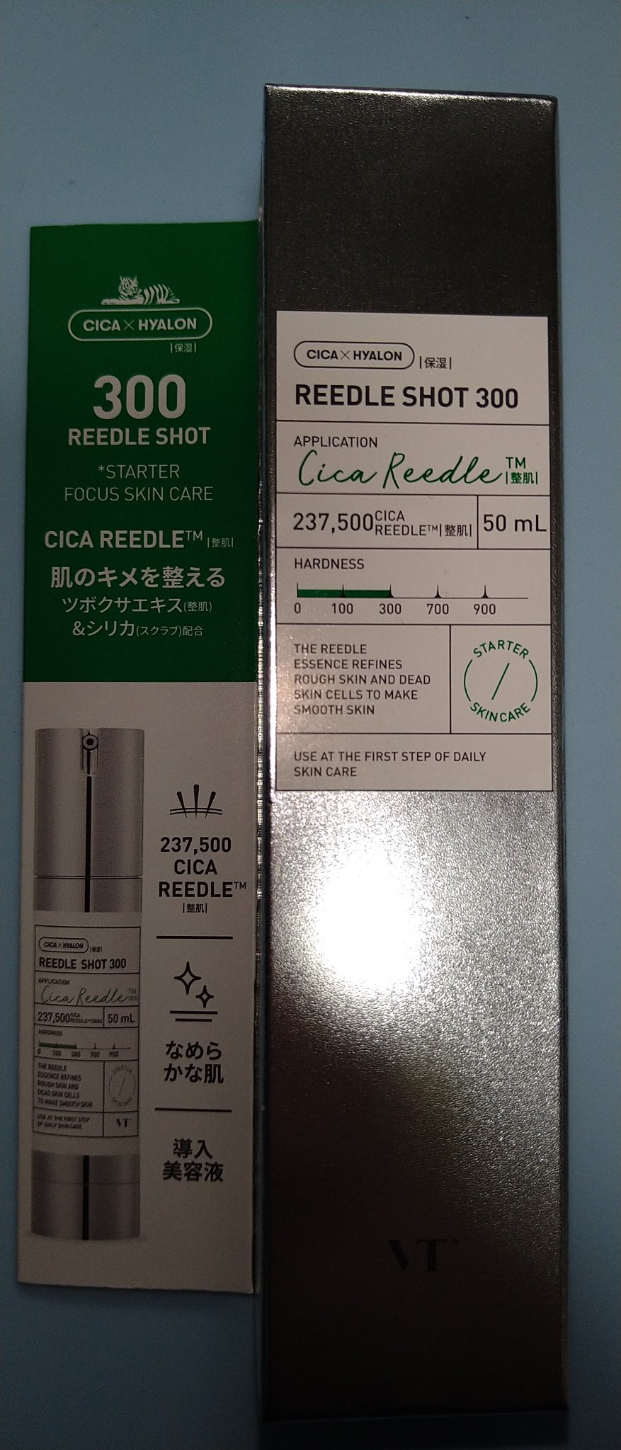 【使った商品】
VT
リードルショット300　50ml

【商品の特徴】
リードル入り美容液

【どんな人におすすめ？】
リードルの痛みが気にならない人

【良いところ】
化粧水が浸透しやすくなる
次の日の肌質がよくなる
毛穴がマシになった