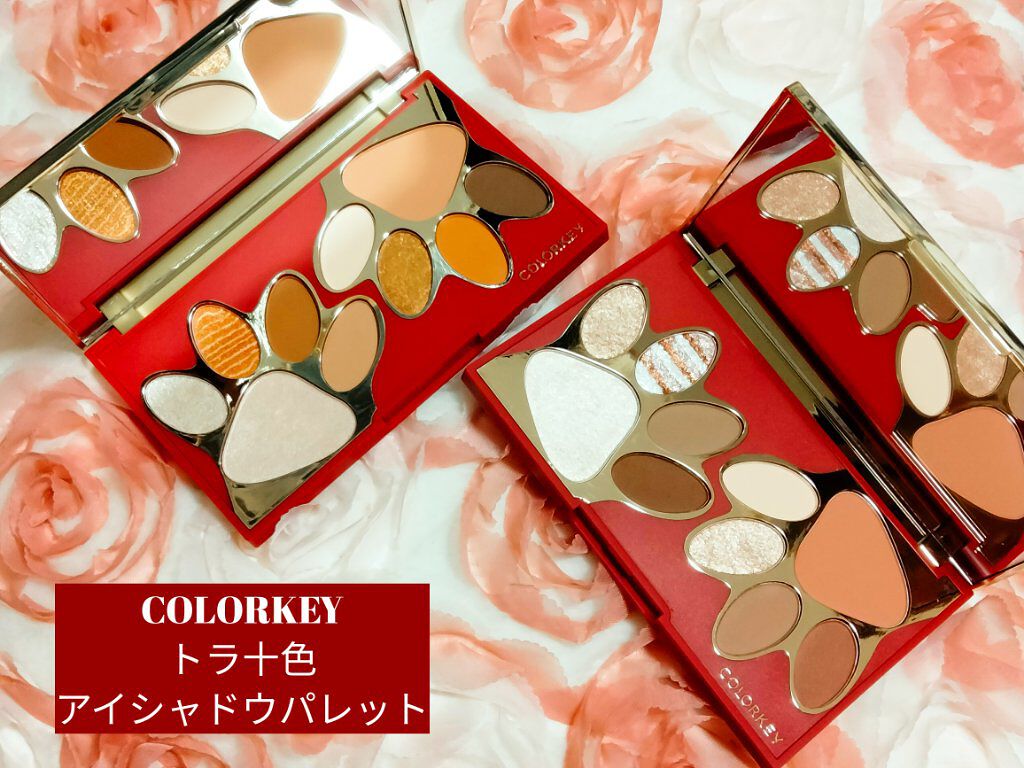 トラ十色アイシャドウパレット/COLORKEY/アイシャドウパレットを使ったクチコミ（1枚目）