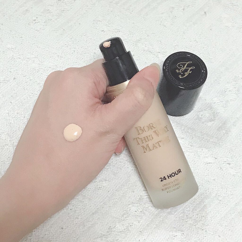 ボーン ディス ウェイ アンディテクタブル 24H マット ファンデーション/Too Faced/リキッドファンデーションを使ったクチコミ(2枚目)