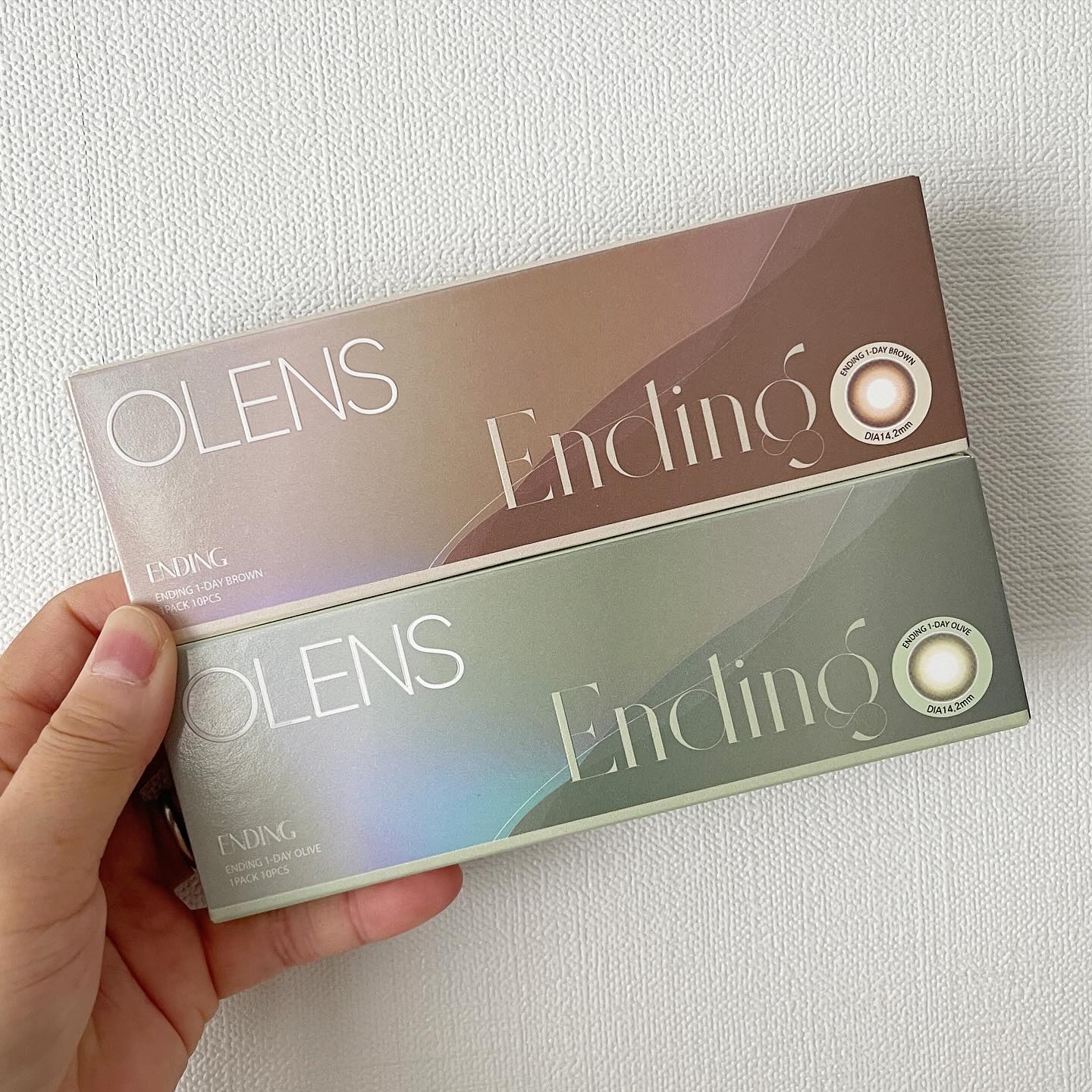 Ending 1day/OLENS/ワンデー（１DAY）カラコンを使ったクチコミ（1枚目）