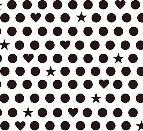 Amailyネイルシール No.5-7 ドット柄 黒