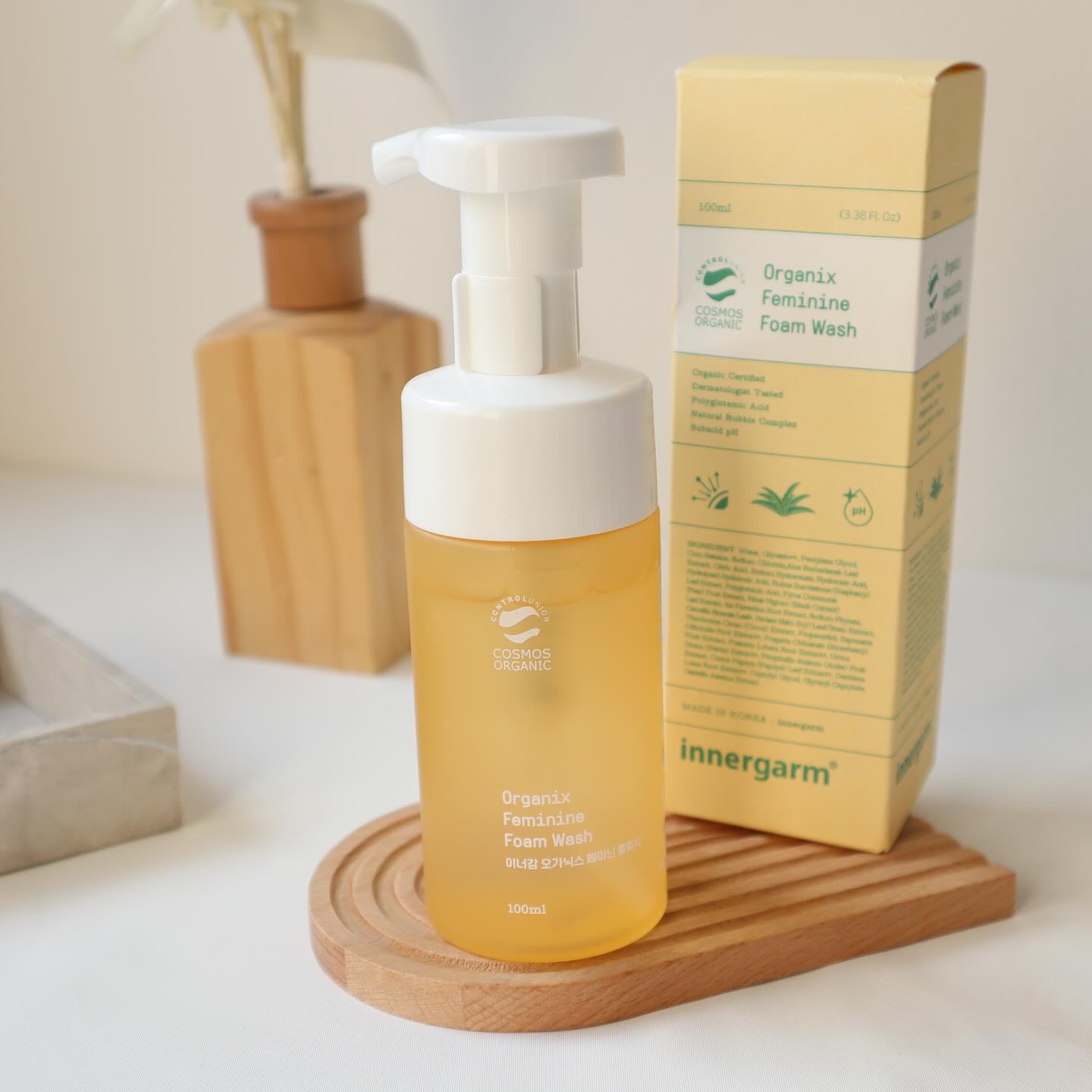 オーガニックスフェミニンフォームウォッシュ/innergarm/デリケートゾーンケアを使ったクチコミ（1枚目）