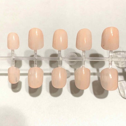 クリアネイルチップ/セリア/ネイルチップ・パーツを使ったクチコミ(4枚目)