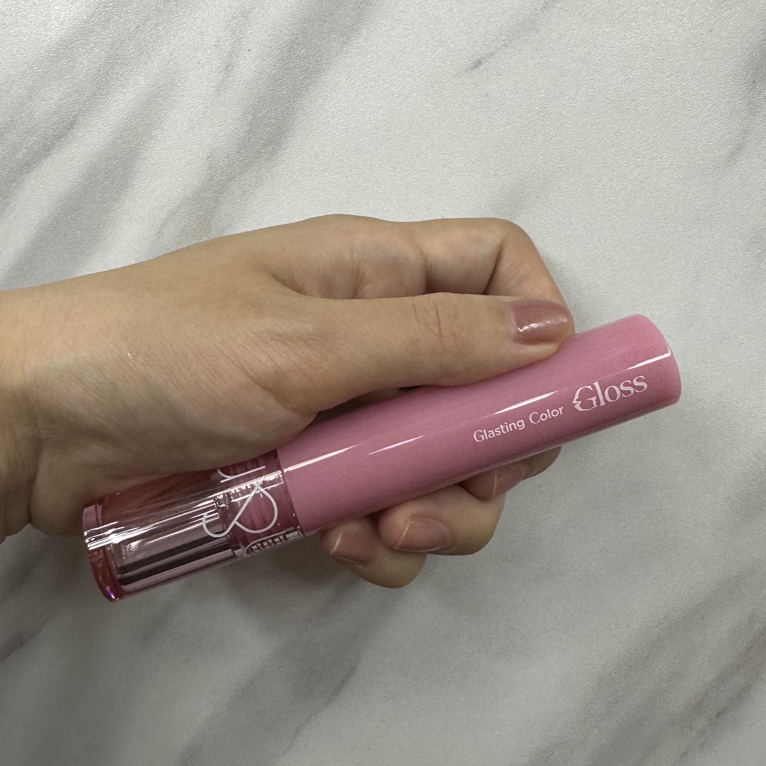 グラスティングカラーグロス/rom&nd/リップグロスを使ったクチコミ（3枚目）