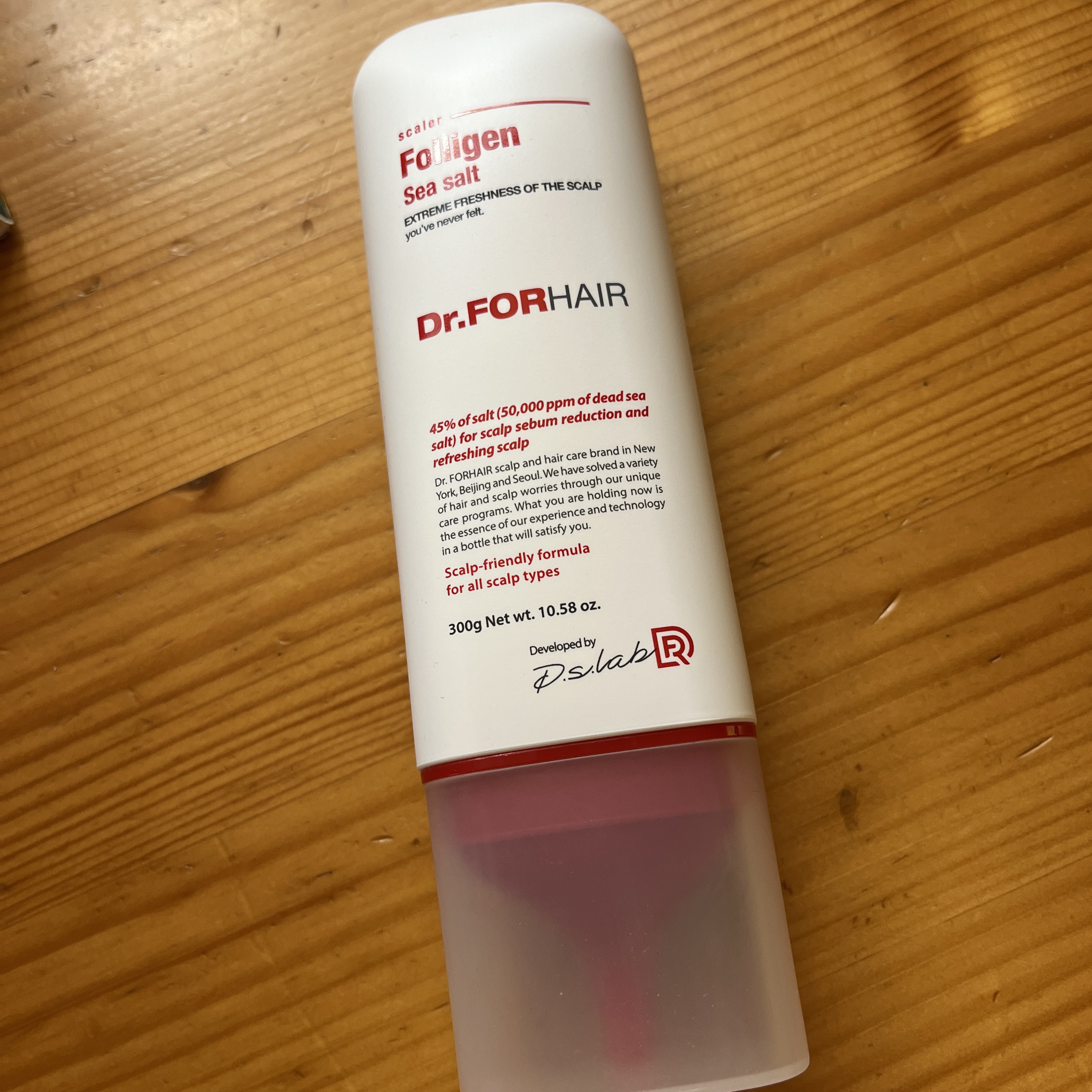 フォリゲンシーソルトスケーラー(頭皮用シャンプー)/Dr.FORHAIR/市販シャンプーを使ったクチコミ（1枚目）