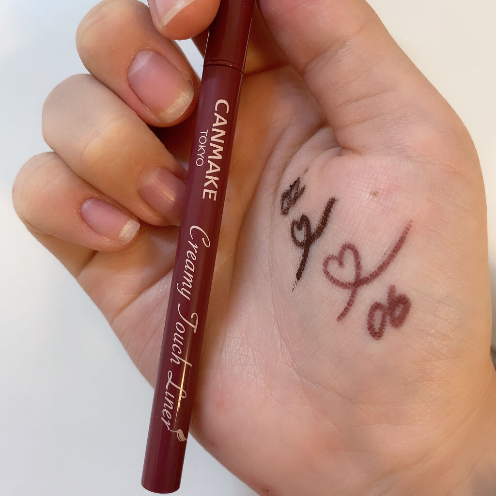 クリーミータッチライナー/キャンメイク/ジェルアイライナーを使ったクチコミ（2枚目）