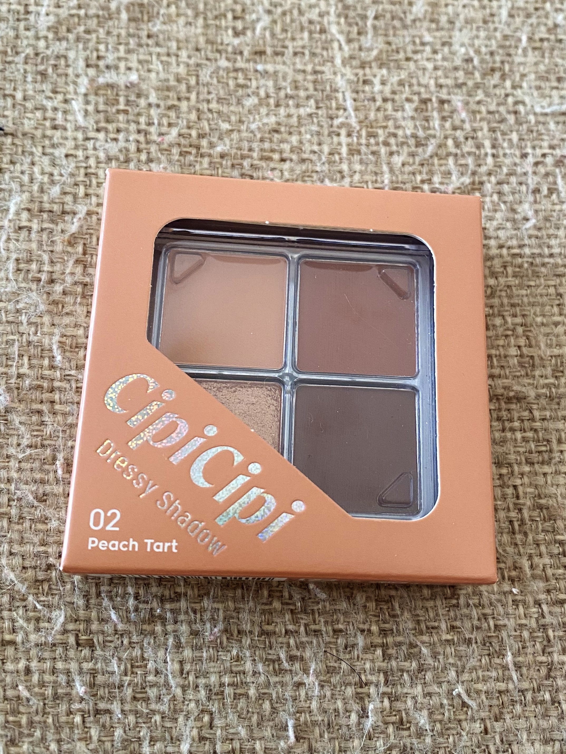 ドレッシーシャドウR 02 ピーチタルト/CipiCipi/アイシャドウパレットを使ったクチコミ（1枚目）