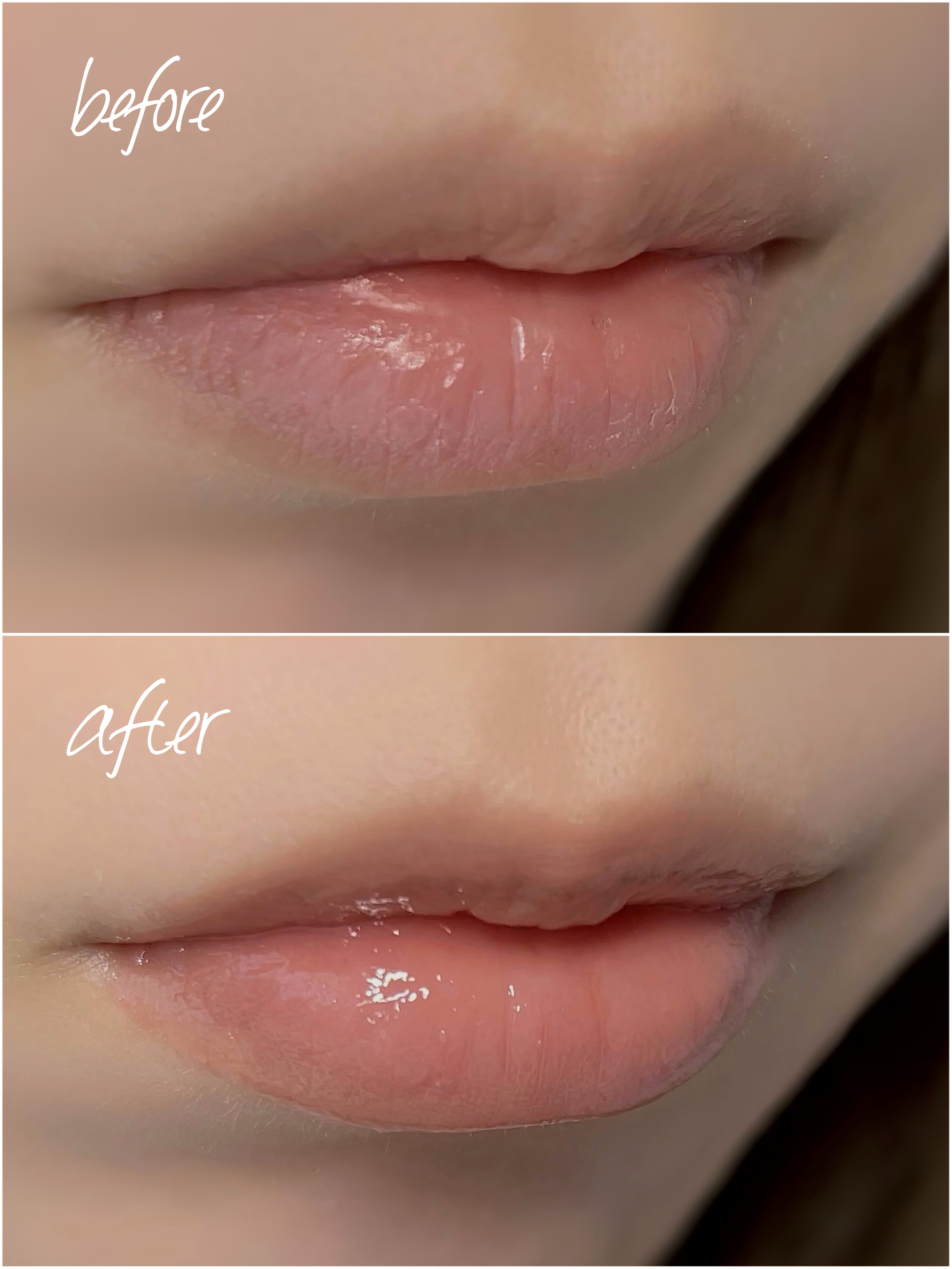 グラスティングカラーグロス/rom&nd/リップグロスを使ったクチコミ（3枚目）