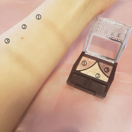 ジューシーピュアアイズ/キャンメイク/アイシャドウパレットを使ったクチコミ(2枚目)