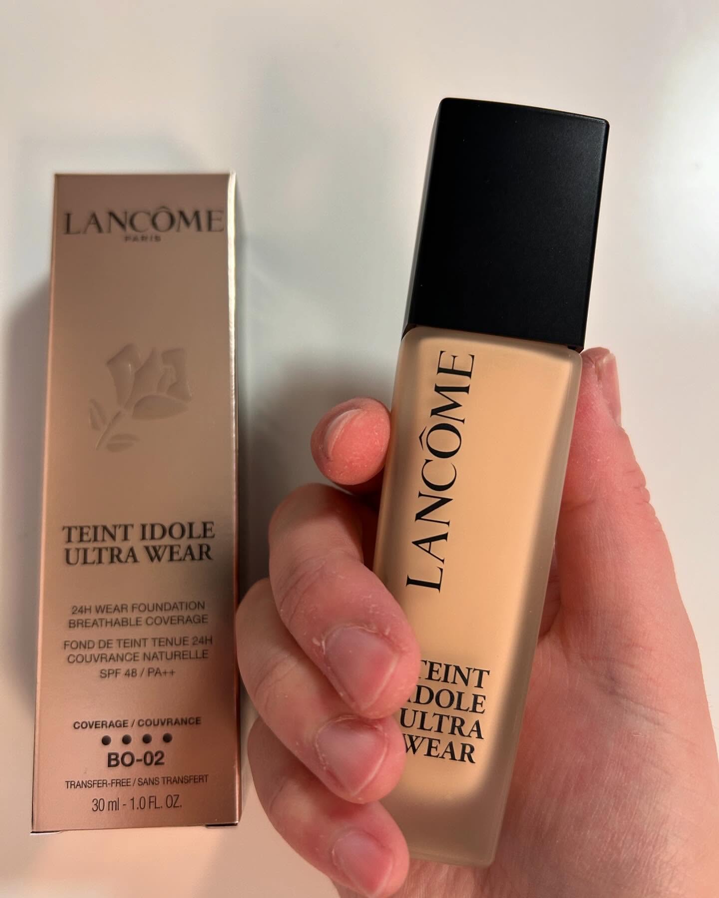 タンイドル ウルトラ ウェア リキッド N/LANCOME/リキッドファンデーションを使ったクチコミ（2枚目）