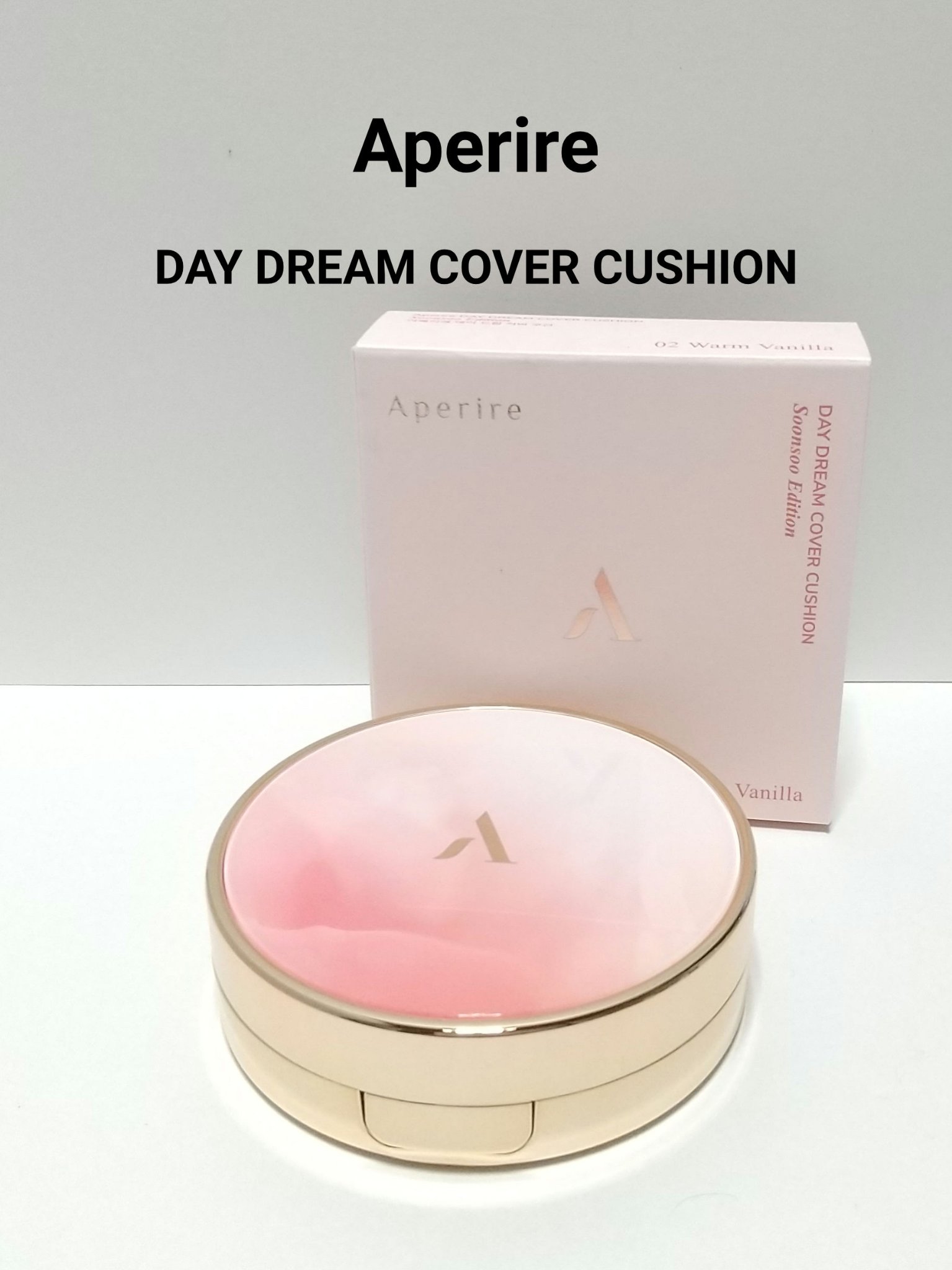 デイドリームカバークッション/Aperire/クッションファンデーションを使ったクチコミ（1枚目）