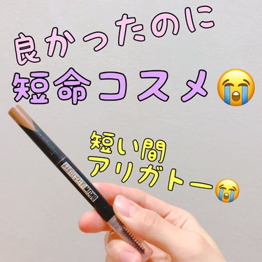 気に入ってたのに短命だった残念コスメをご紹介します😭
どちらも、物は良かったんです。お気に入りでした。

①MAYBELLINE NEW YORK
ファッションブロウ パウダーインペンシル N
(アイブ