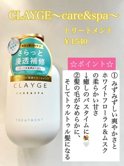 シャンプー/トリートメント SR/CLAYGE/市販シャンプーを使ったクチコミ(3枚目)