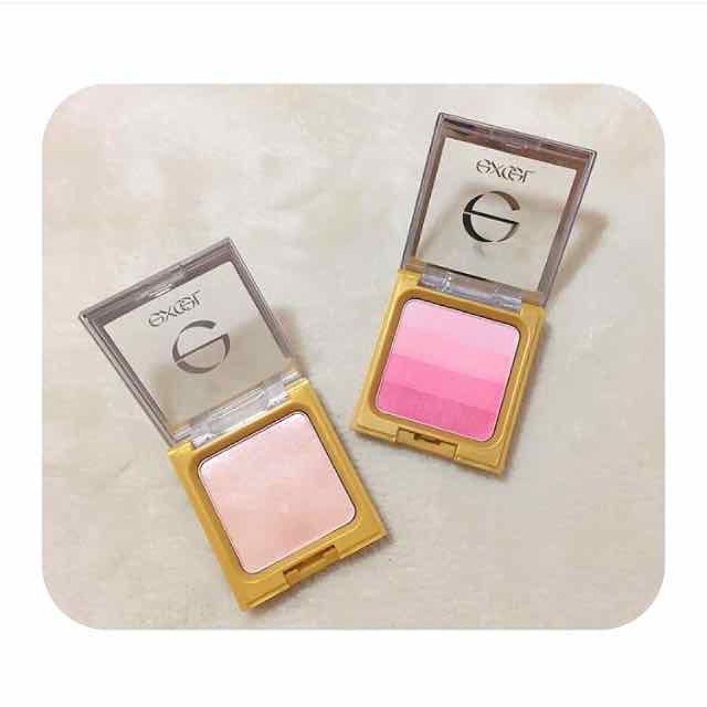 グラデーションチーク N/excel/パウダーチークを使ったクチコミ（1枚目）