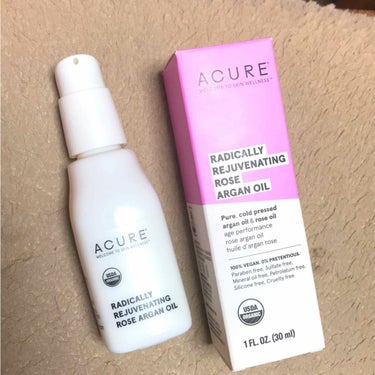 Radically Rejuvenating Rose Argan Oil/Acure Organics/フェイスオイルを使ったクチコミ（1枚目）