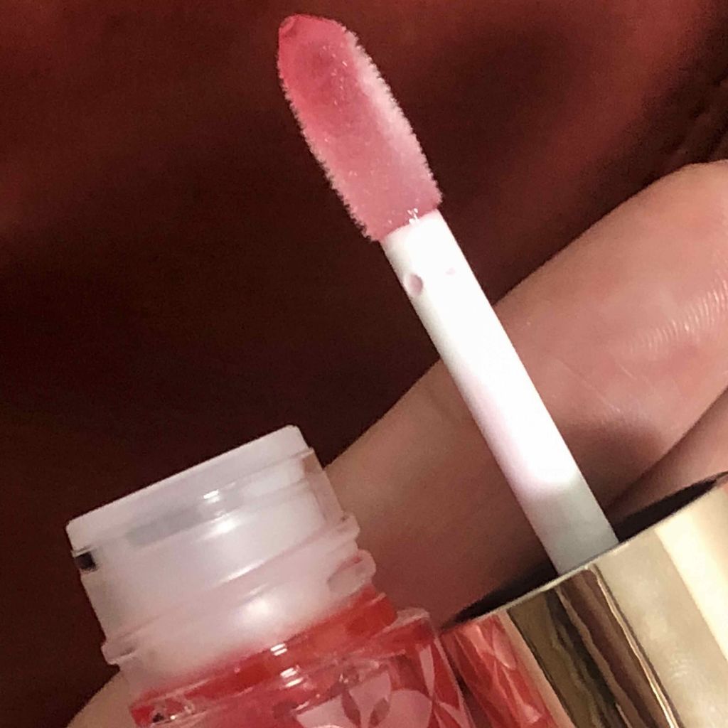 リップ オイル 03 luxe camellia/DECORTÉ/リップオイルを使ったクチコミ（2枚目）