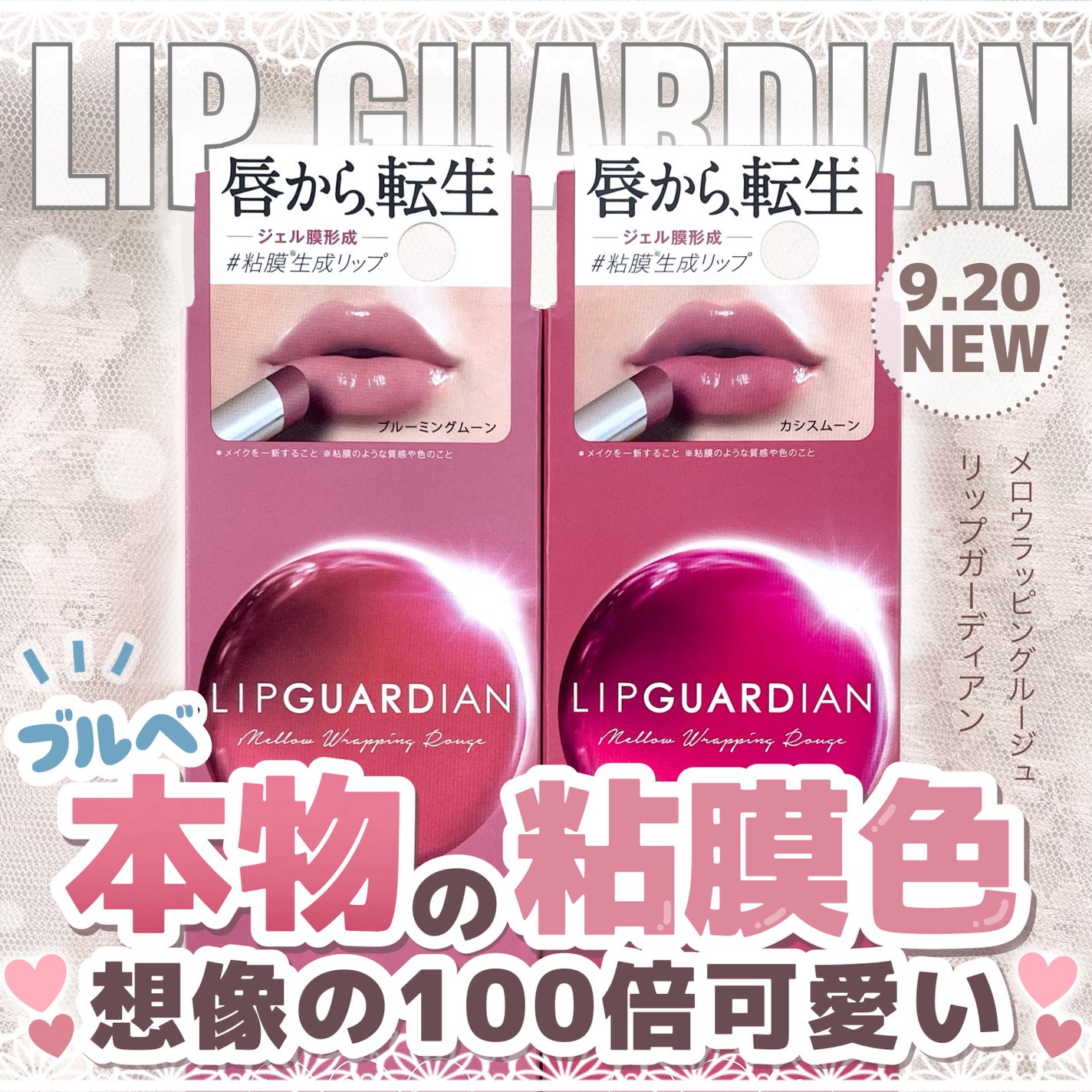 メロウラッピングルージュ/LIPGUARDIAN/口紅を使ったクチコミ(1枚目)