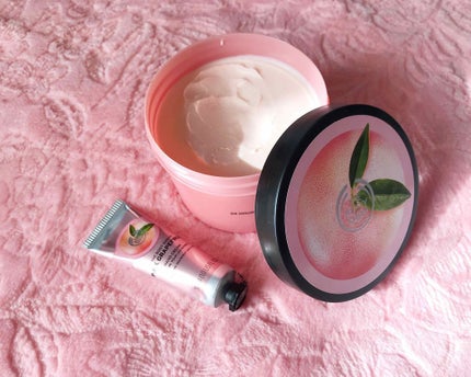 ボディバター ピンクグレープフルーツ/THE BODY SHOP/ボディクリームを使ったクチコミ(1枚目)