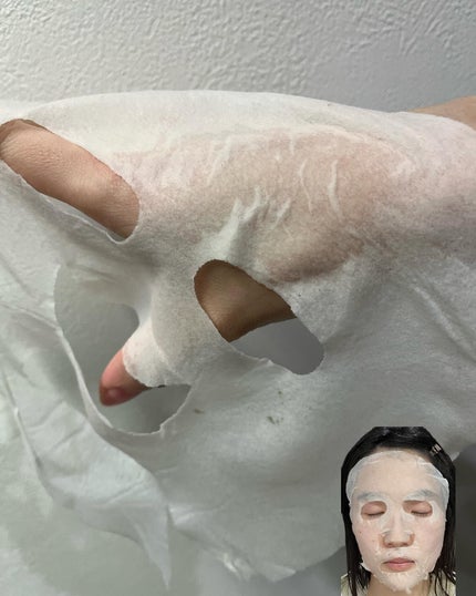 圧縮フェイスマスク/DAISO/シートマスク・パックを使ったクチコミ(4枚目)