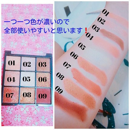 UR GLAM BLOOMING EYE COLOR PALETTE/U R GLAM/アイシャドウパレットを使ったクチコミ(2枚目)