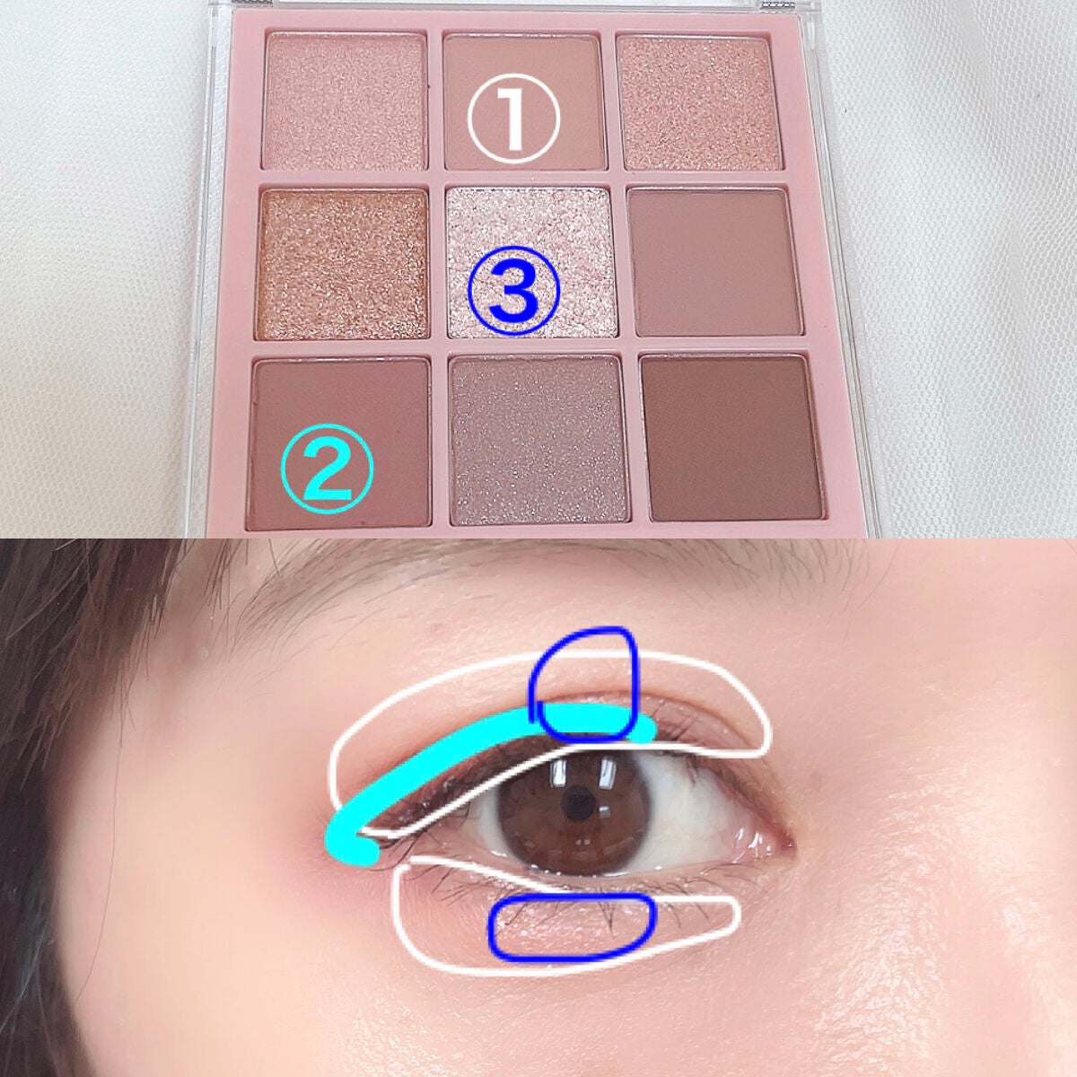 KEYBO FALL IN LOVE SHADOW PALETTE/keybo/アイシャドウパレットを使ったクチコミ(3枚目)