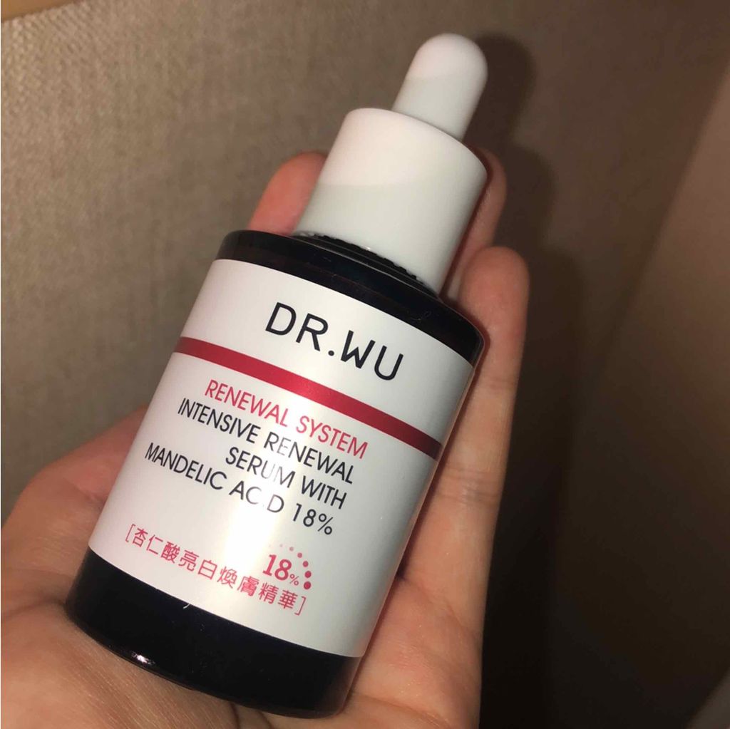 ●DR.WU●台湾コスメ●杏仁酸美白セラム●敏感肌用●15ml マンデリック インテンシブ 18%セラム|DR.WUの使い方を徹底解説