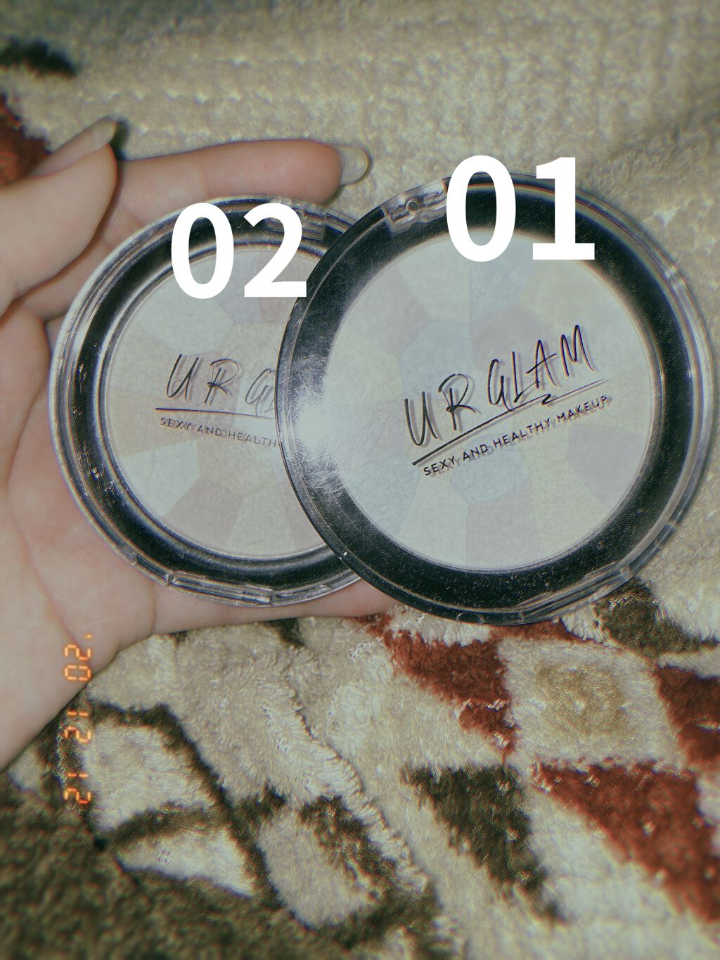 UR GLAM　MARBLE FACE POWDER/U R GLAM/プレストパウダーを使ったクチコミ（1枚目）