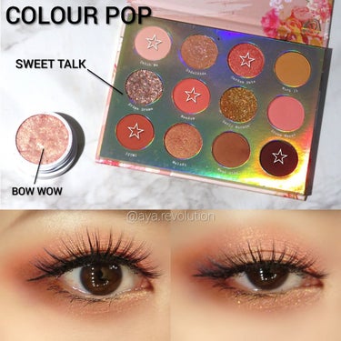 Eye Palette-Sweet Talk/ColourPop/アイシャドウパレットを使ったクチコミ（1枚目）