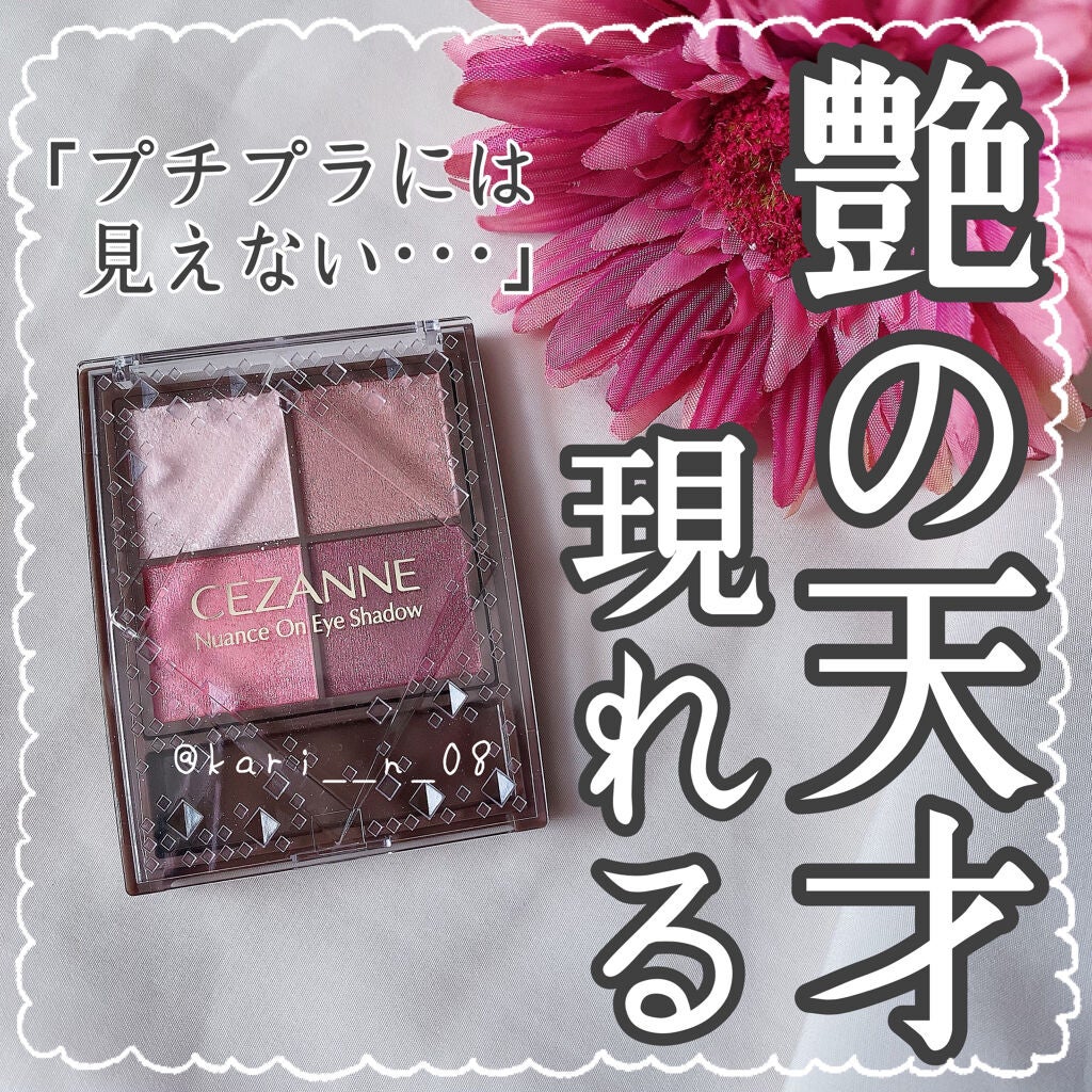 ニュアンスオンアイシャドウ/CEZANNE/アイシャドウパレットを使ったクチコミ(1枚目)