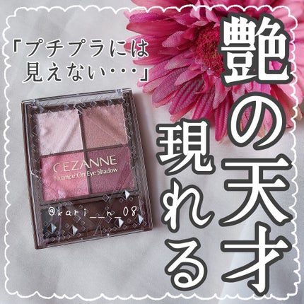 ニュアンスオンアイシャドウ/CEZANNE/アイシャドウパレットを使ったクチコミ(1枚目)