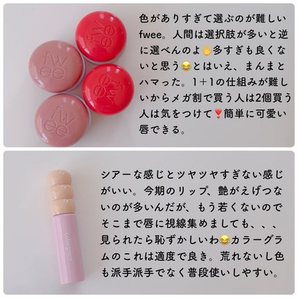 ノンセクショングローリーティント/EQUMAL/リップティントを使ったクチコミ(3枚目)