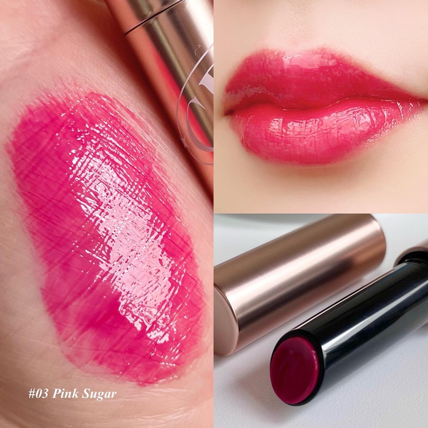 ゲットイットティントグレーズバーム/TONYMOLY/リップティントを使ったクチコミ(3枚目)